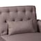 Baxton Studio Chesterfield Retro-Modern Clay Fabric Upholstered Convertible Sofa Bed 245-13750-ZORO - alternate 9